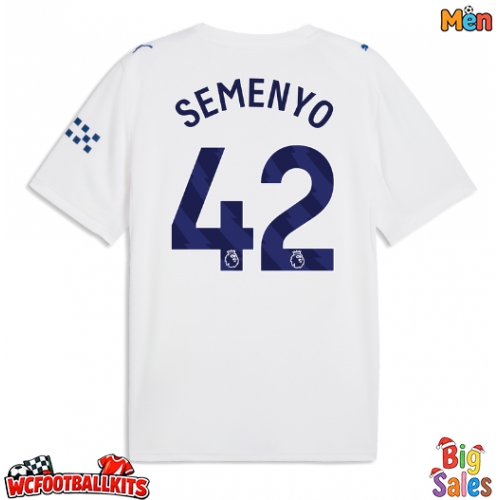 Manchester City Antoine Semenyo #42 Replica Third Stadium Shirt 2026-27 Short Sleeve